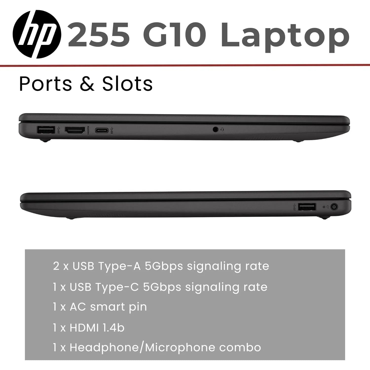 HP 255 G10 15.6" FHD Business Laptop,AMD Ryzen 7-7730U,64GB RAM,4TB SSD,Wi-Fi 6,HDMI,Windows 11 Pro