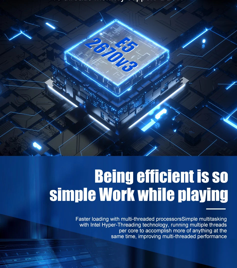 Intel Xeon Used CPU Official Version E5-2670V3 SR1XS X99 2.30GHZ 30M 12-CORES E5 2670 E5-2670 V3 LGA2011-3 Processor E5 2670V3