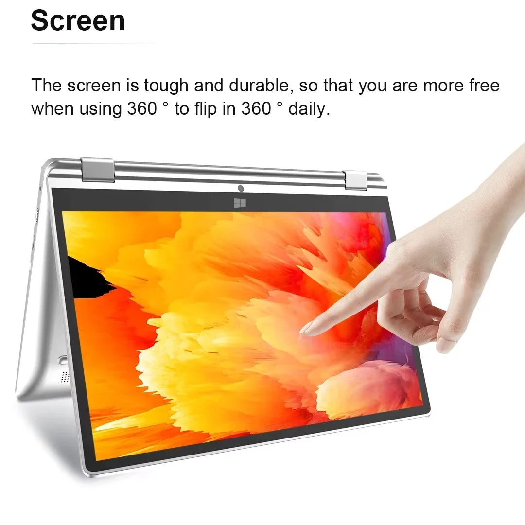 2 in 1 mini Laptop Computer Portable Touch Screen 11.6" Intel i7-8500Y 8GB 1TB Windows 11 Pro Office Learning Tablet PC Notebook
