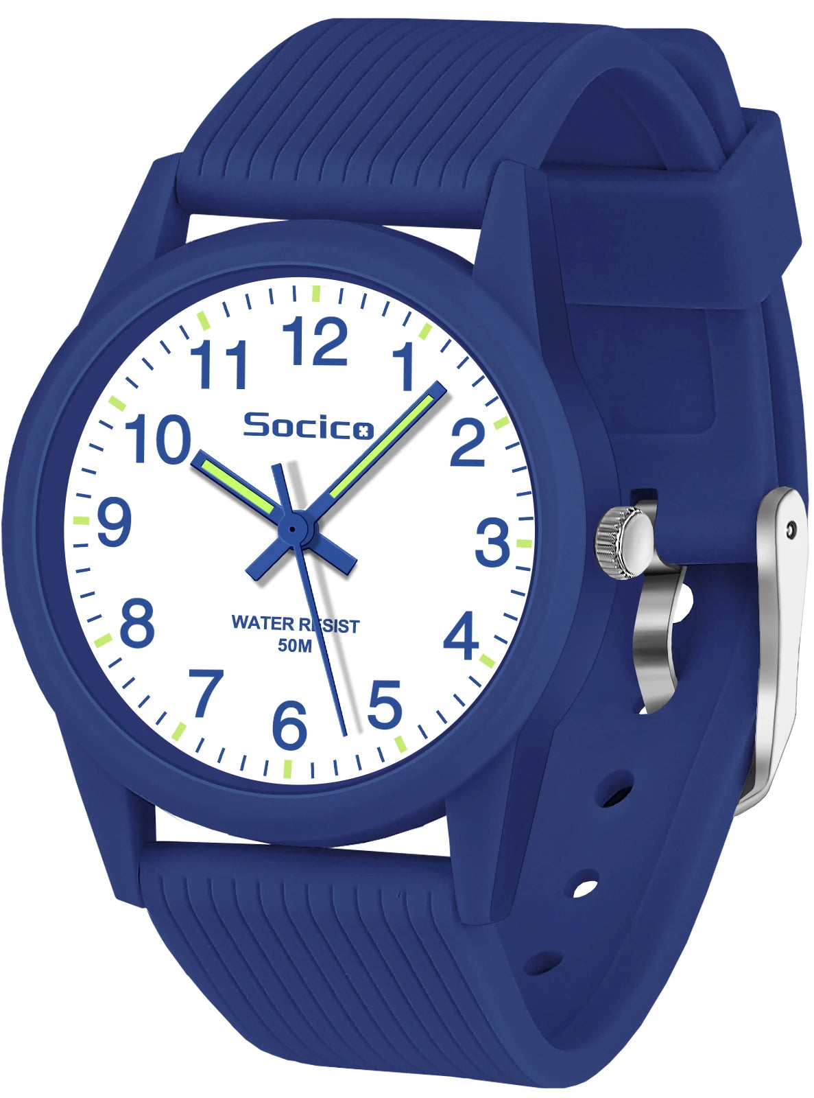 SOCICO Kids Analog Watches for Girls Boys Watches with Soft Band Learning Time 50M Waterproof Children Watch for Gift Ages 4-12