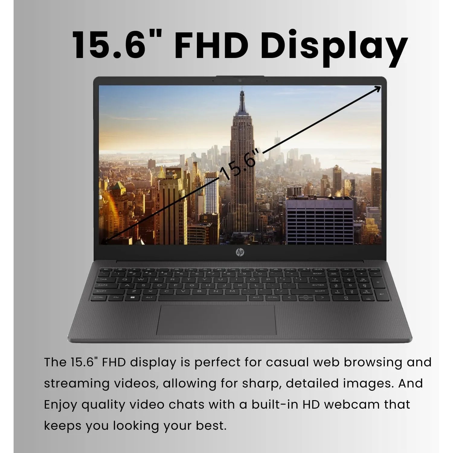 HP 255 G10 15.6" FHD Business Laptop,AMD Ryzen 7-7730U,64GB RAM,4TB SSD,Wi-Fi 6,HDMI,Windows 11 Pro