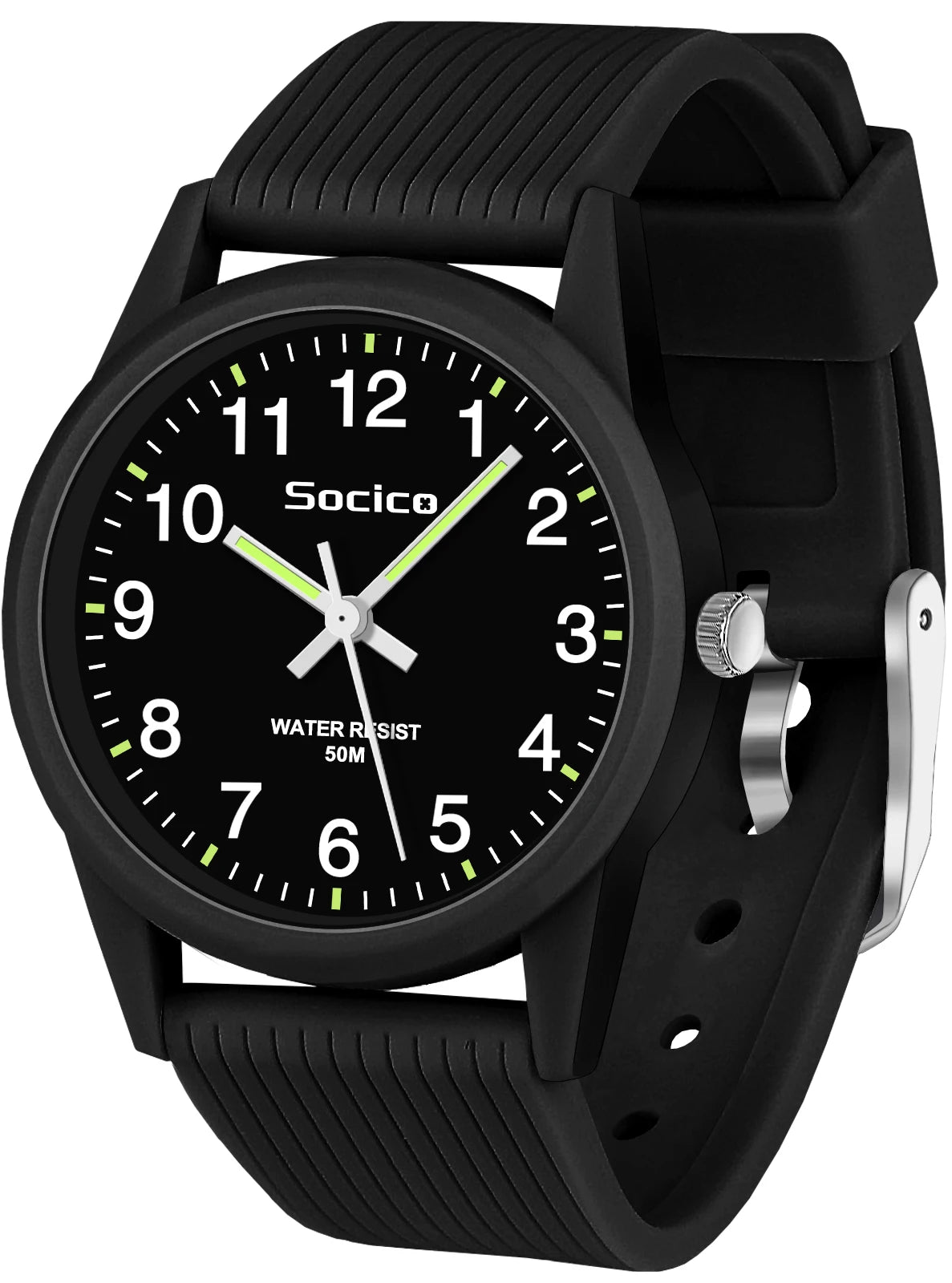 SOCICO Kids Analog Watches for Girls Boys Watches with Soft Band Learning Time 50M Waterproof Children Watch for Gift Ages 4-12