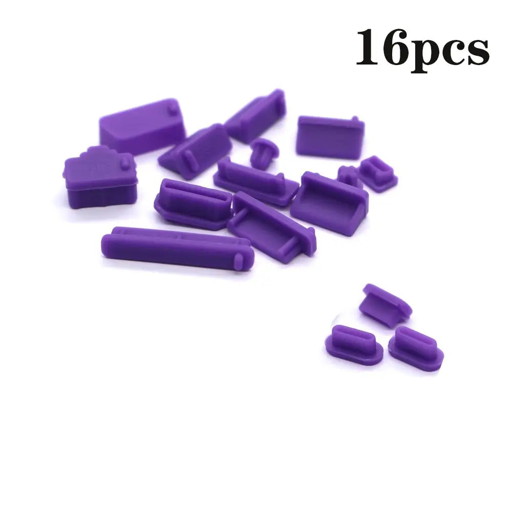 Colorful Universal RJ45 Interface Computer Accessories Laptop Anti Dust Plug Stopper USB Type-C Port Dustproof Cover
