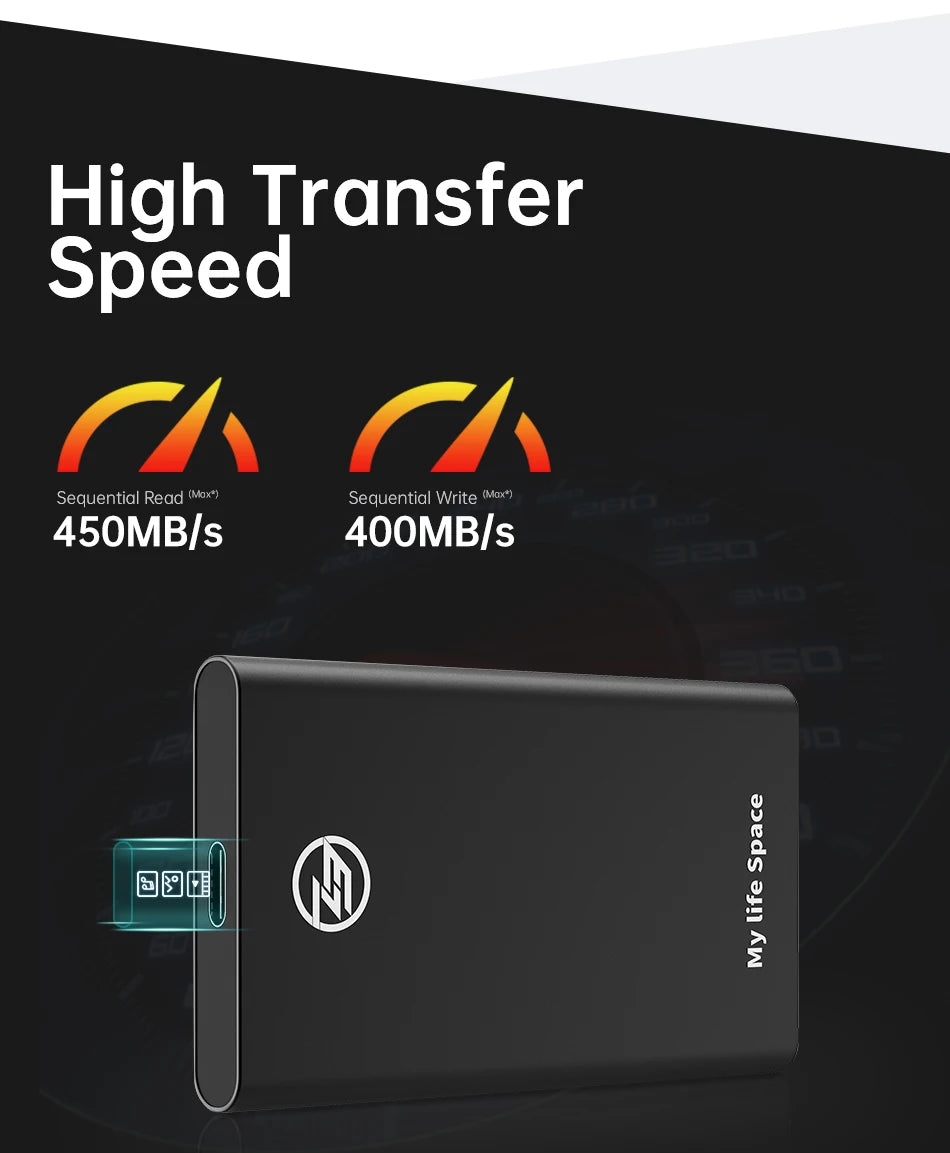 KingSpec External SSD 120g 240GB 480gb 960g Portable SSD 2TB Hard Drive hdd 1TB Type-C USB3.1 Hard Disk hd USB3.0 for laptop