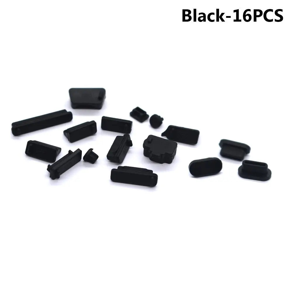 Colorful Universal RJ45 Interface Computer Accessories Laptop Anti Dust Plug Stopper USB Type-C Port Dustproof Cover