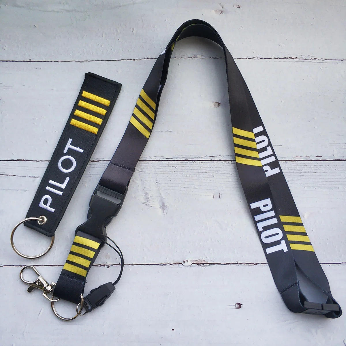1 Set Engineer Lanyards Neck Strap Phone Chaveiro Key Chain llavero Lanyard for ID Card Holder Flight Crew Gift for Engineer
