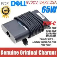 Original 19.5V 3.34A 65W laptop charger ac adapter for Dell Vostro 15 3561 3562 3565 3568 3572 3578 5568 5370 XPS 13 9333 9344