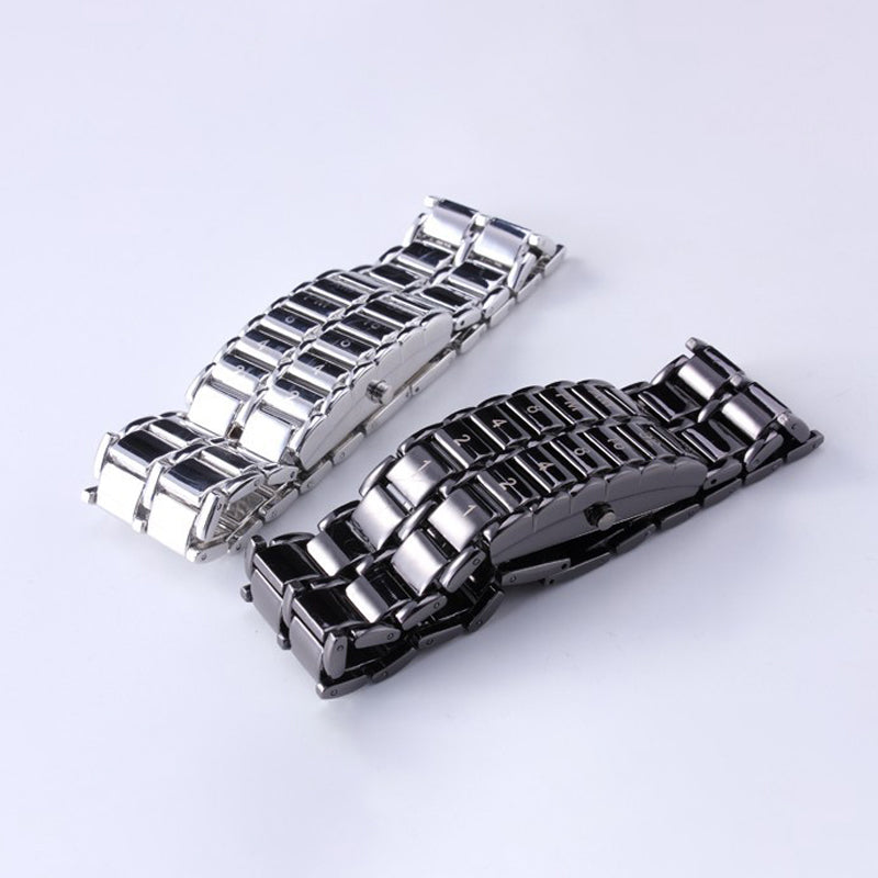 couple watches Binary LED Digital Quartz Wrist Watch Fashion Men's Watches Gift for Father's Day binary clock binary watch