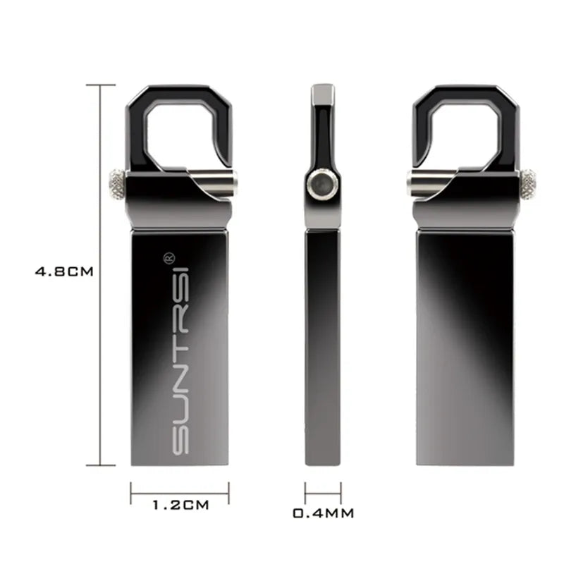 Suntrsi USB Flash Drive 64G 32gb pendrive16g 8G 128G Pen drive флешка waterproof  usb флэш-накопители 2.0 memory stick gift