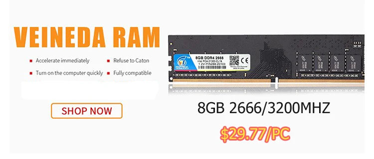 VEINEDA GTX 1050TI 4G  low profile Graphics Cards128Bit GDDR5 Seckill GTX 960 4gb gtx750ti 4g LP Video card