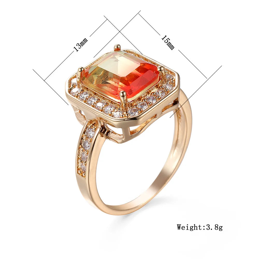 Beautiful Tourmaline Cut Nano Simulated Zultanite Color Change Diaspore Women Wedding Cocktail Ring 925 Sterling Plata