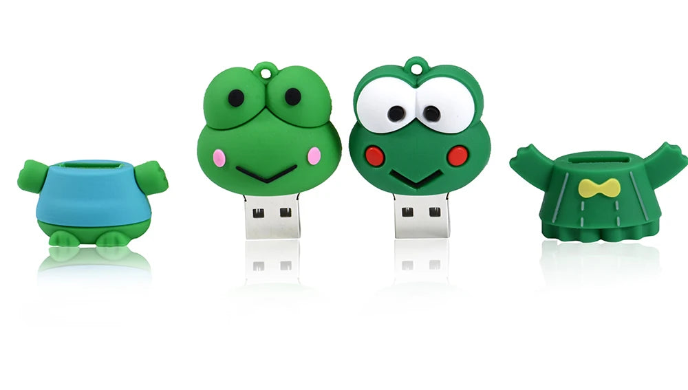 JASTER New Cute Cartoon USB 2.0 Flash Drive 64GB 32G Penguin U Disk 16GB Pen Drives 8G pendrive 4GB Gifts Key Chain Memory Stick