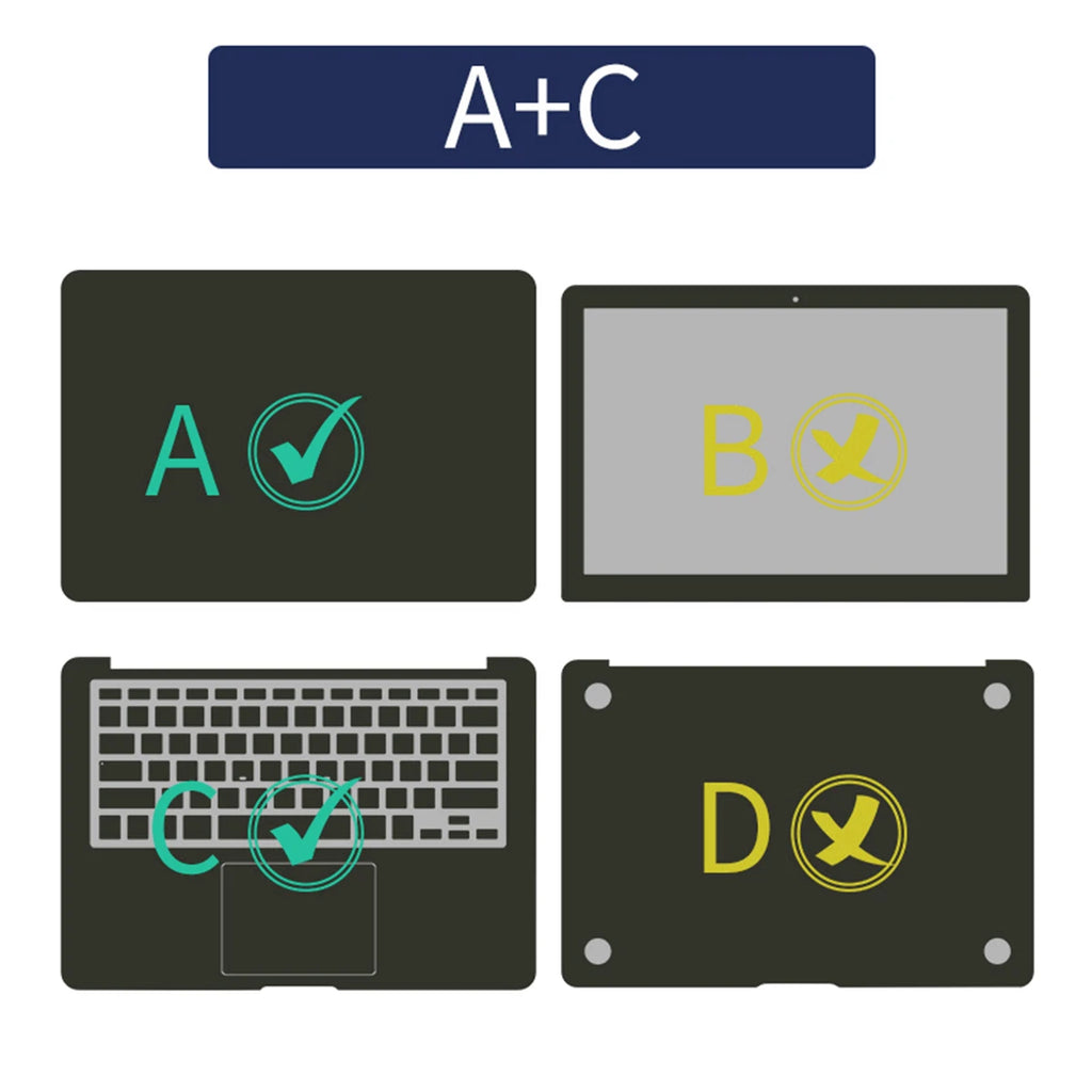 15.6 Laptop Skin sticker Silver Golden Laptop Protector Cover hp Fits for 10/12/13/14/15/17 inch Hp Dell Lenovo Asus Acer
