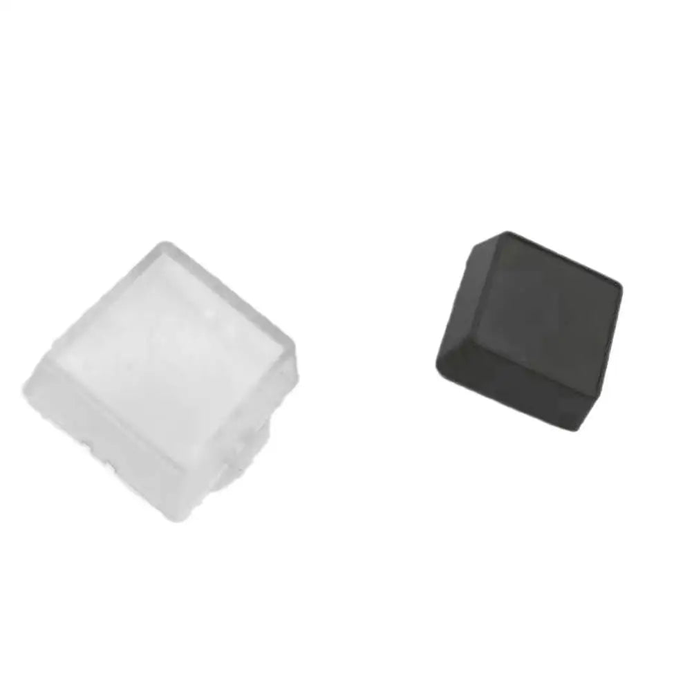 10Pcs Transparent Keycaps Double-layer Keycaps Removable Paper Clips Custom MX Switch Relegendable Keycap Shell Protection