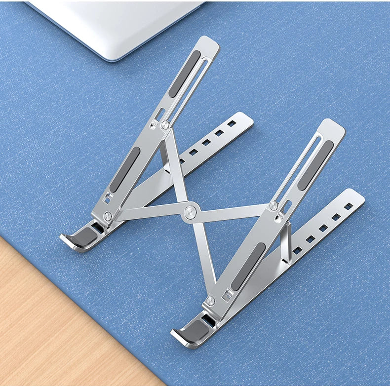 Adjustable Laptop Stand Aluminum For Macbook Computer PC iPad Tablet Table Support Notebook Stand Cooling Pad Laptop Holder Base