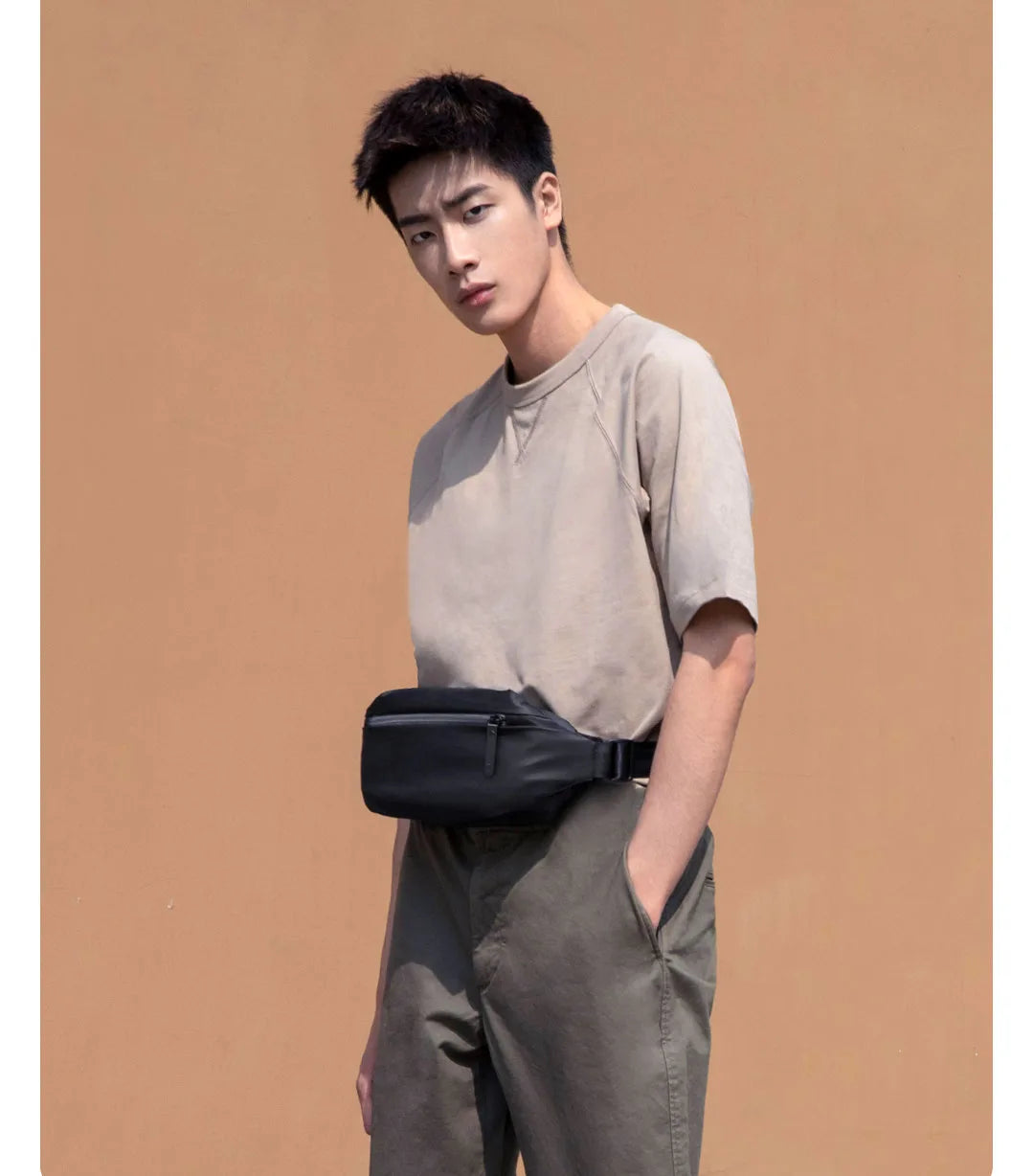 Xiaomi Mijia Backpack Sling Bag Leisure Chest Pack Small Size Shoulder Type Unisex Rucksack Crossbody Bag  2.25L Polyester