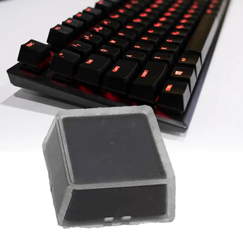 10Pcs Transparent Keycaps Double-layer Keycaps Removable Paper Clips Custom MX Switch Relegendable Keycap Shell Protection