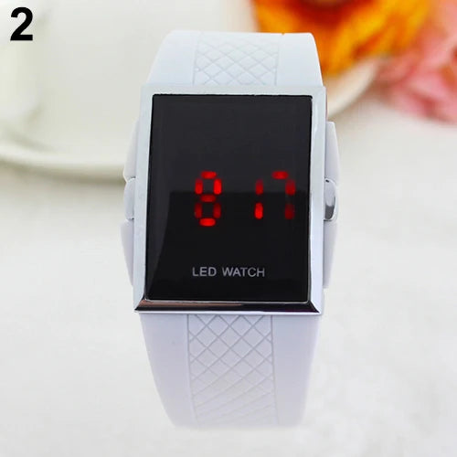LED Digital Display Square Case Cool Sports Casual Wrist Watch Easy To Read, with LED Light, Sports Dropshipping!