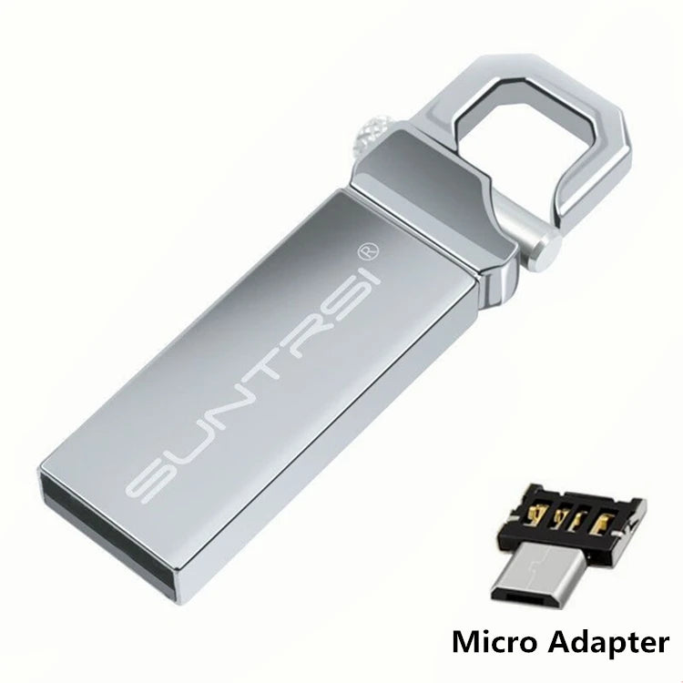 Suntrsi USB Flash Drive 64G 32gb pendrive16g 8G 128G Pen drive флешка waterproof  usb флэш-накопители 2.0 memory stick gift