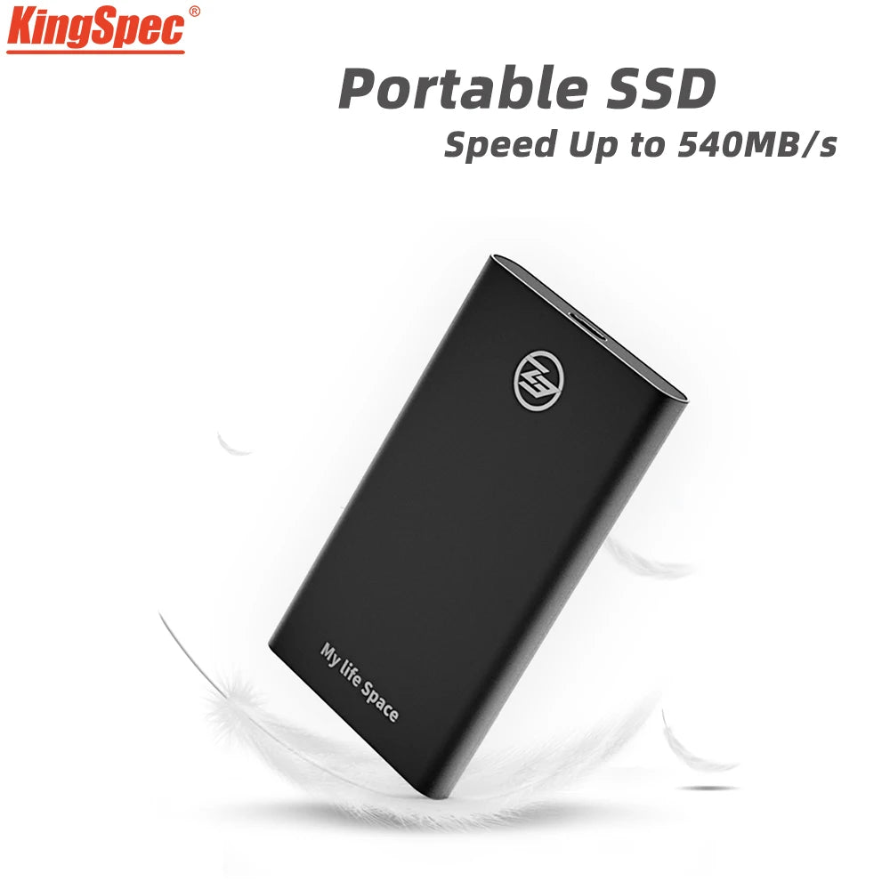 KingSpec External SSD 120g 240GB 480gb 960g Portable SSD 2TB Hard Drive hdd 1TB Type-C USB3.1 Hard Disk hd USB3.0 for laptop