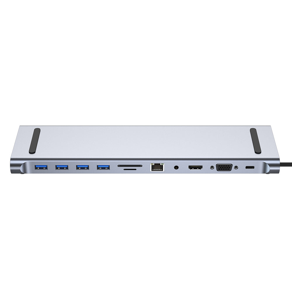 8/11/12-in-1 Type C Dock USB C Hub 3.0 Splitter Multiport Adapter 4K HDMI RJ45 SD/TF VGA HDMI PD for Laptop MacBook iPad xiaomi