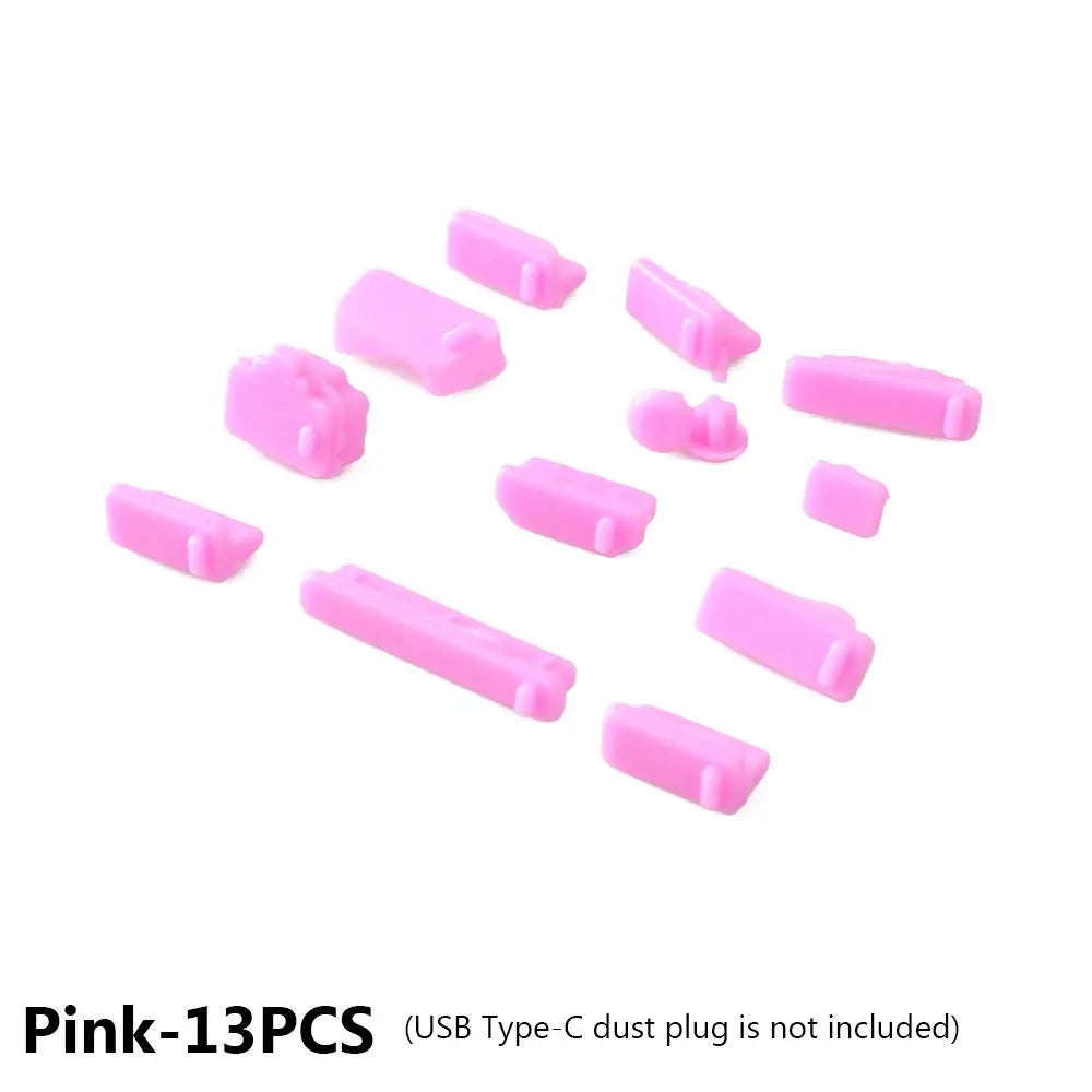 Colorful Universal RJ45 Interface Computer Accessories Laptop Anti Dust Plug Stopper USB Type-C Port Dustproof Cover