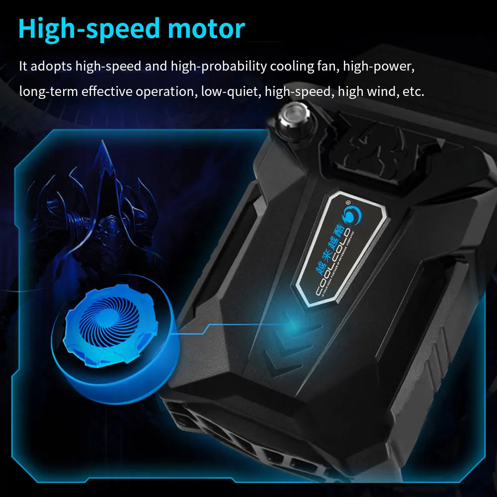 TISHRIC Portable Laptop Cooler External Extracting Laptop Cooling Fan Air Cooler Notebook For 15 15.6 17 Inch Laptop Accessories