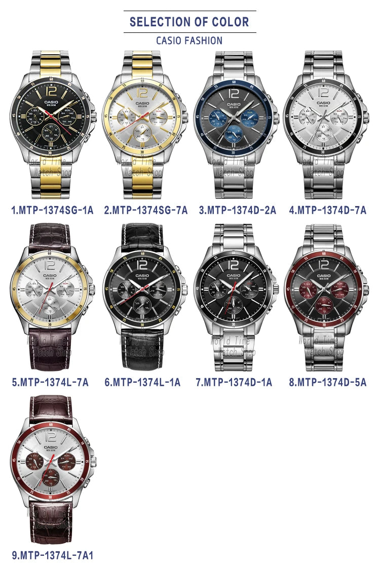 Casio watch men top brand luxury set quartz watch Waterproof men watch military Watch часы мужские relogio masc