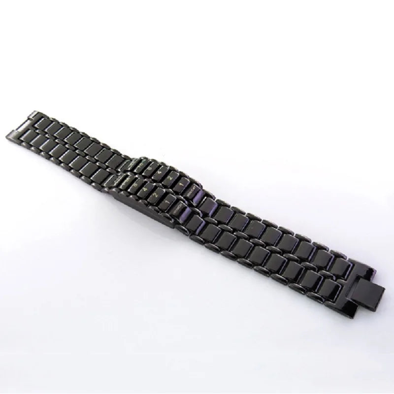 couple watches Binary LED Digital Quartz Wrist Watch Fashion Men's Watches Gift for Father's Day binary clock binary watch