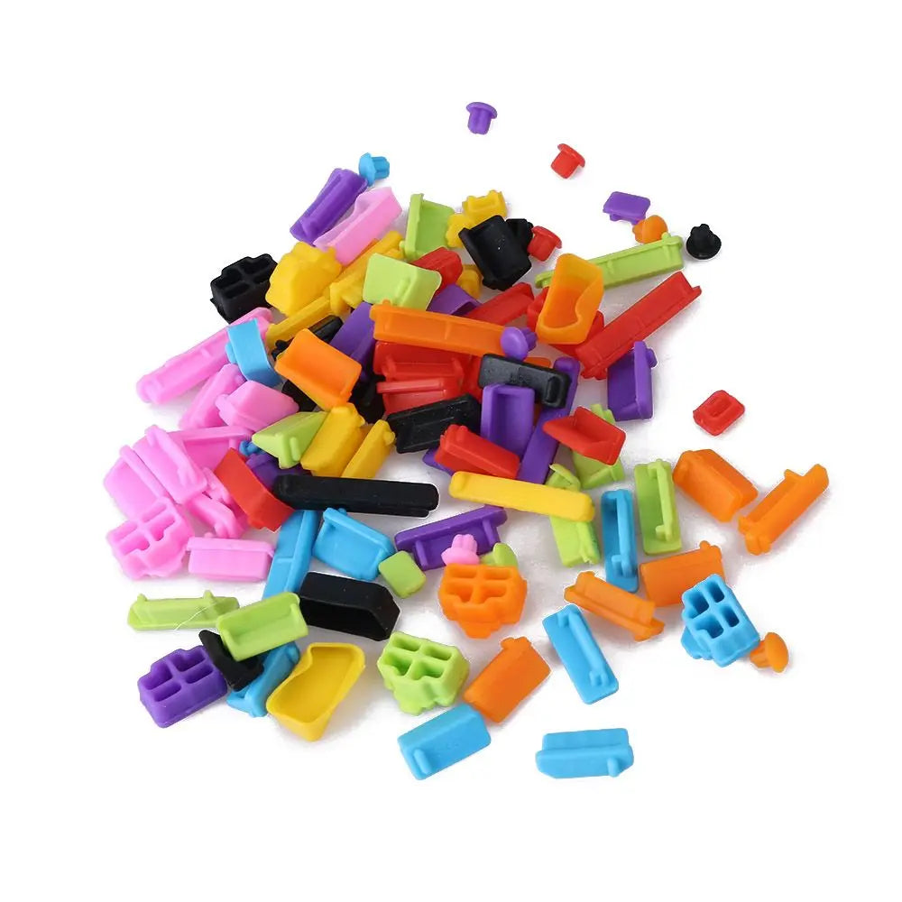 Colorful Universal RJ45 Interface Computer Accessories Laptop Anti Dust Plug Stopper USB Type-C Port Dustproof Cover