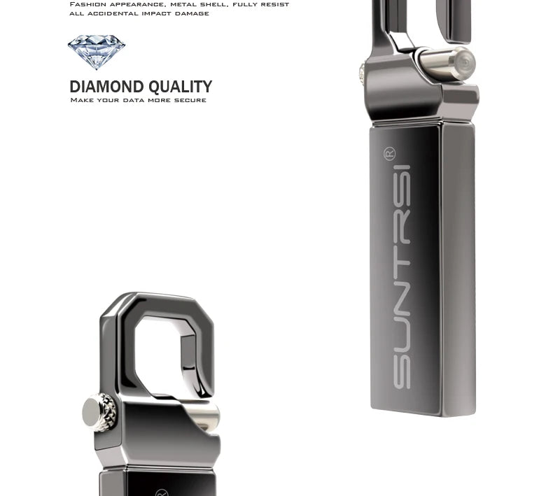 Suntrsi USB Flash Drive 64G 32gb pendrive16g 8G 128G Pen drive флешка waterproof  usb флэш-накопители 2.0 memory stick gift