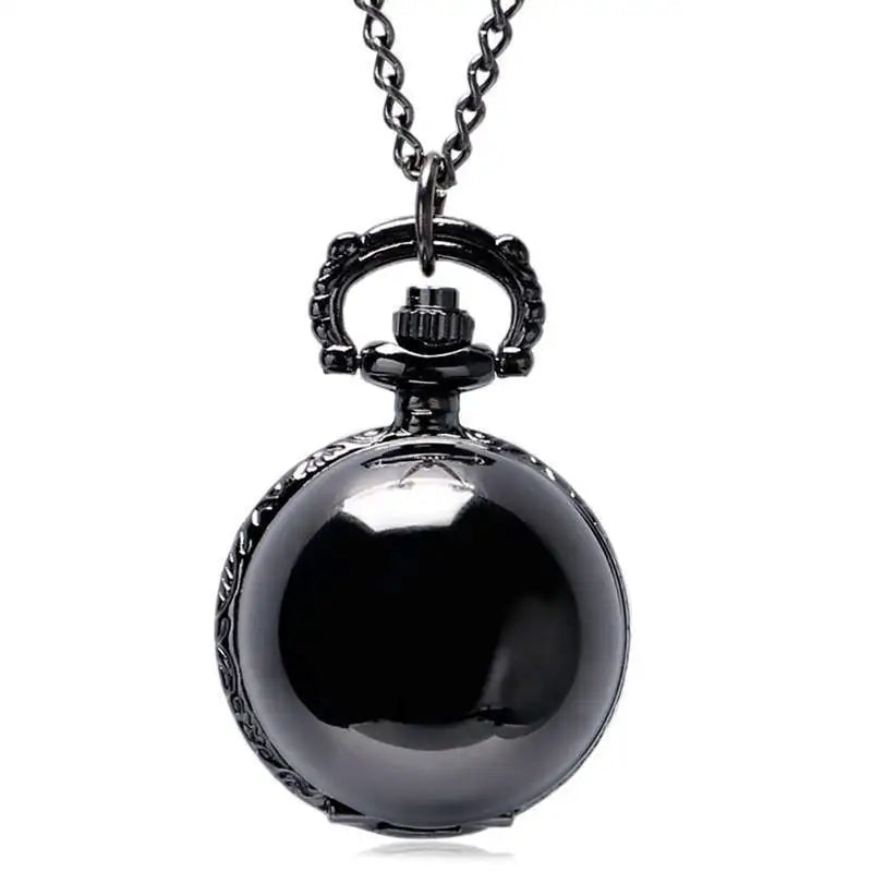 Luxury Golden Watch Ball Little Cute Quartz Pocket Watch Pendant Wings Necklace Gifts for Men Women Kids reloj 2022