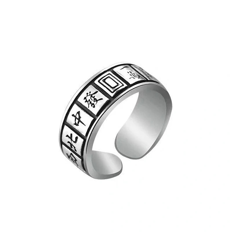 Ring for Women Girls Demon Eyes Fashion Men Jewelry Vintage Snake Ancient Silver Color Punk Hip Hop Boho Rings Adjustable