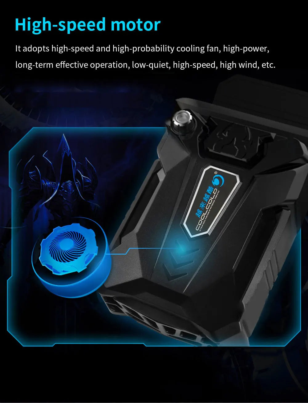 TISHRIC Portable Laptop Cooler External Extracting Laptop Cooling Fan Air Cooler Notebook For 15 15.6 17 Inch Laptop Accessories
