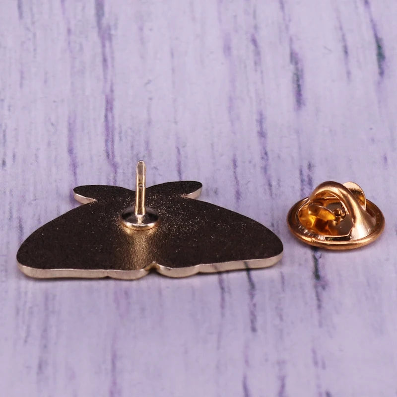 Moth Enamel Pin  Needle Minder Witch pin Witchcraft and Wizardry brooch