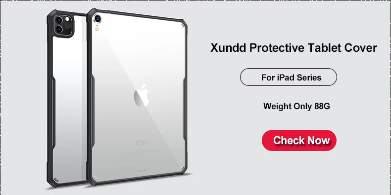 Xundd Case For iPad Air 4 5 Case Shockproof Protective Tablet Holder Case For iPad Pro 10.2 10.9 11 12.9 7 8 9 Mini 4 5 6 Case