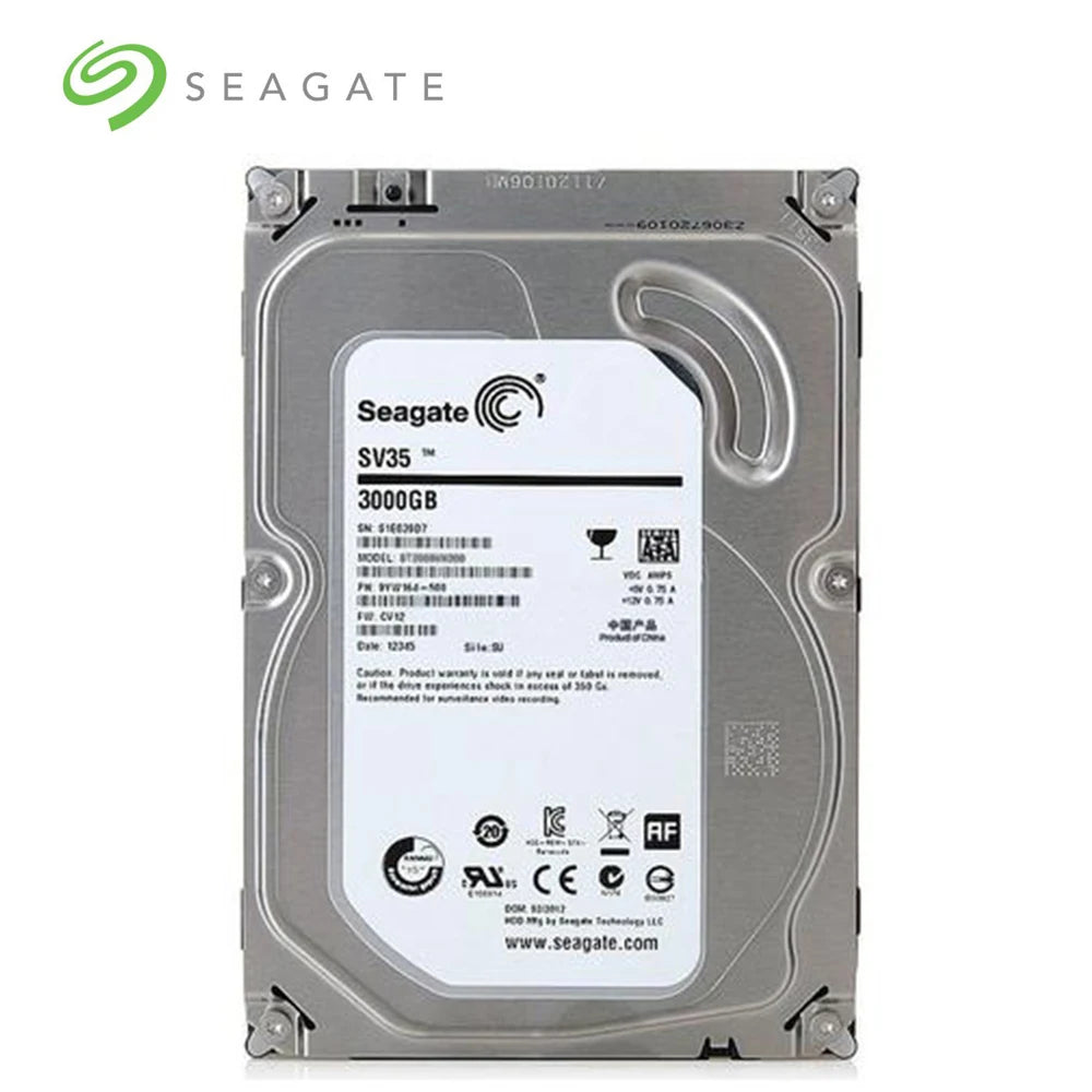 Seagate 1TB 2TB 3TB 4TB Desktop PC 3.5" Internal Mechanical Hard disk SATA 3Gb/s-6Gb/s HDD 5900-7200RPM 64MB/128MB Buffer(Used)