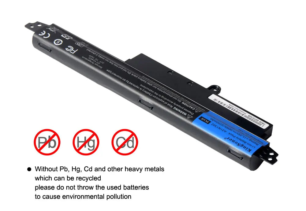 KingSener A31N1302 Laptop Battery For ASUS VivoBook X200CA X200MA X200M X200LA F200CA X200CA R200CA 11.6" A31LMH2 A31LM9H