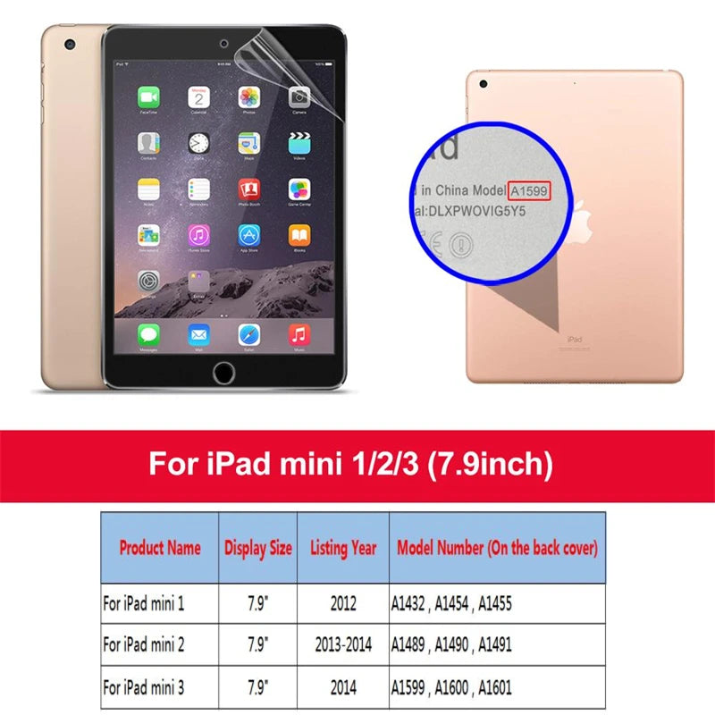 Like Paper PET Matte Write Painting Film Screen Protector For iPad Pro 11 10.9 10.2 Air 5 4 10.5 Mini 3 4 5 6 9.7 2022 10th 4th