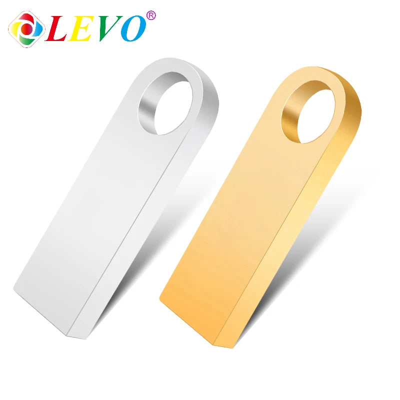 High Speed USB Flash Drive Metal Pen Drive 16GB 32GB 64GB 128GB 256GB Pendrives Waterproof USB Stick 2.0 Memory Stick
