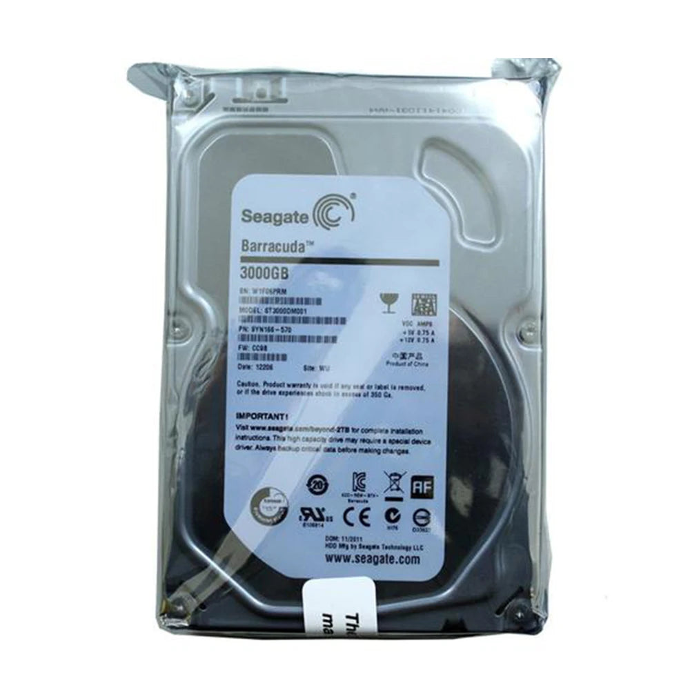 Seagate 1TB 2TB 3TB 4TB Desktop PC 3.5" Internal Mechanical Hard disk SATA 3Gb/s-6Gb/s HDD 5900-7200RPM 64MB/128MB Buffer(Used)