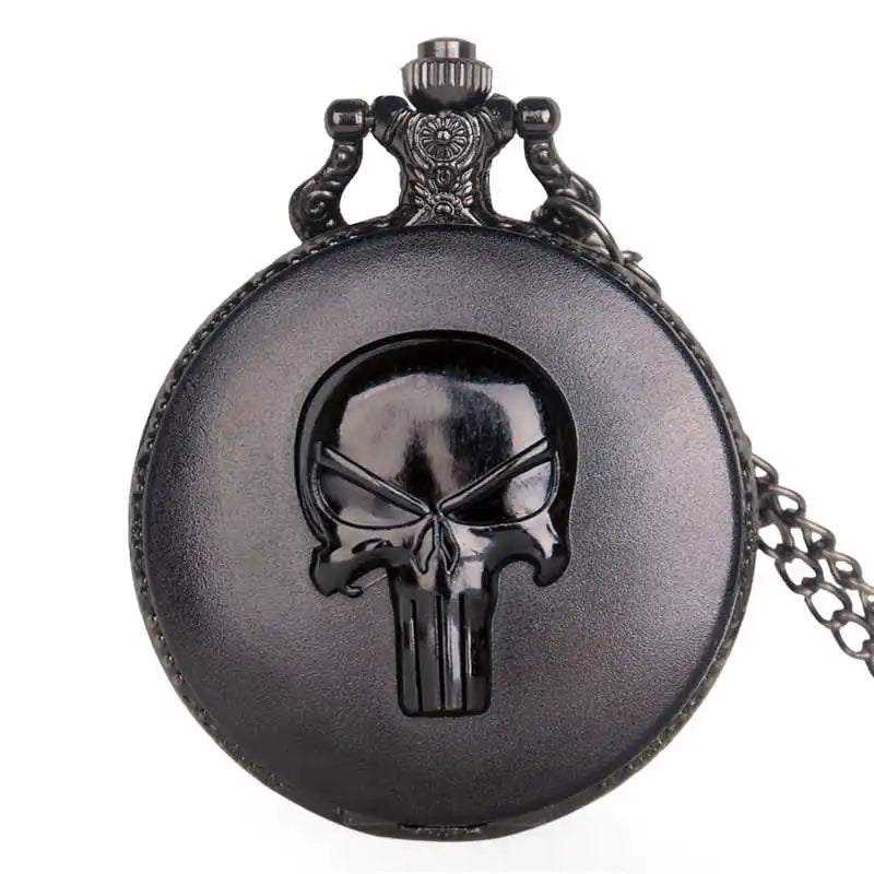 New Skull Quartz Pocket Watches Necklace Chain Pocket Watches For Mens Womens Antique Unisex Watch Best Gifts