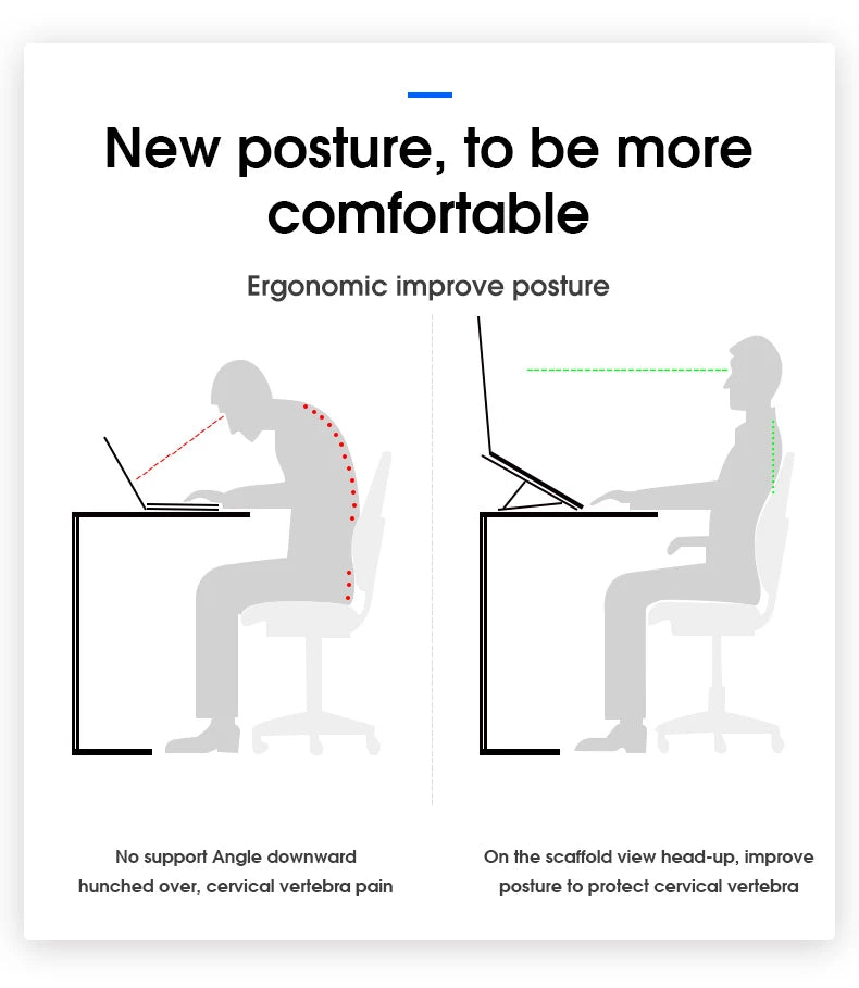 Adjustable Laptop Stand Aluminum For Macbook Computer PC iPad Tablet Table Support Notebook Stand Cooling Pad Laptop Holder Base