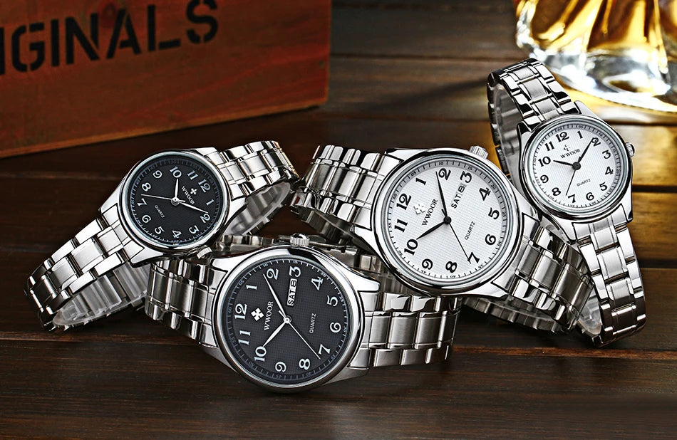WWOOR Watch Women fashion Designer Style Quartz Casual Ladies Wrist Watch arabic numerals Small Bracelet Watches Stainless Steel