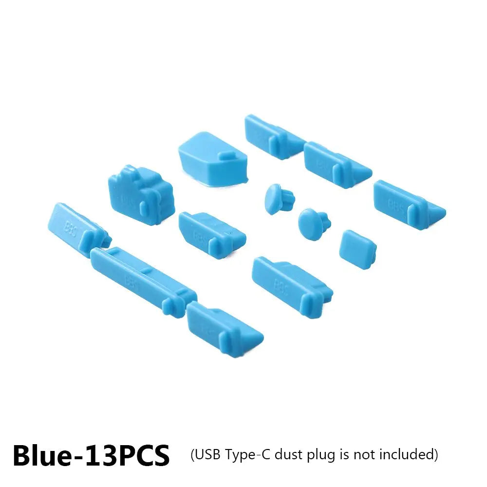 Colorful Universal RJ45 Interface Computer Accessories Laptop Anti Dust Plug Stopper USB Type-C Port Dustproof Cover
