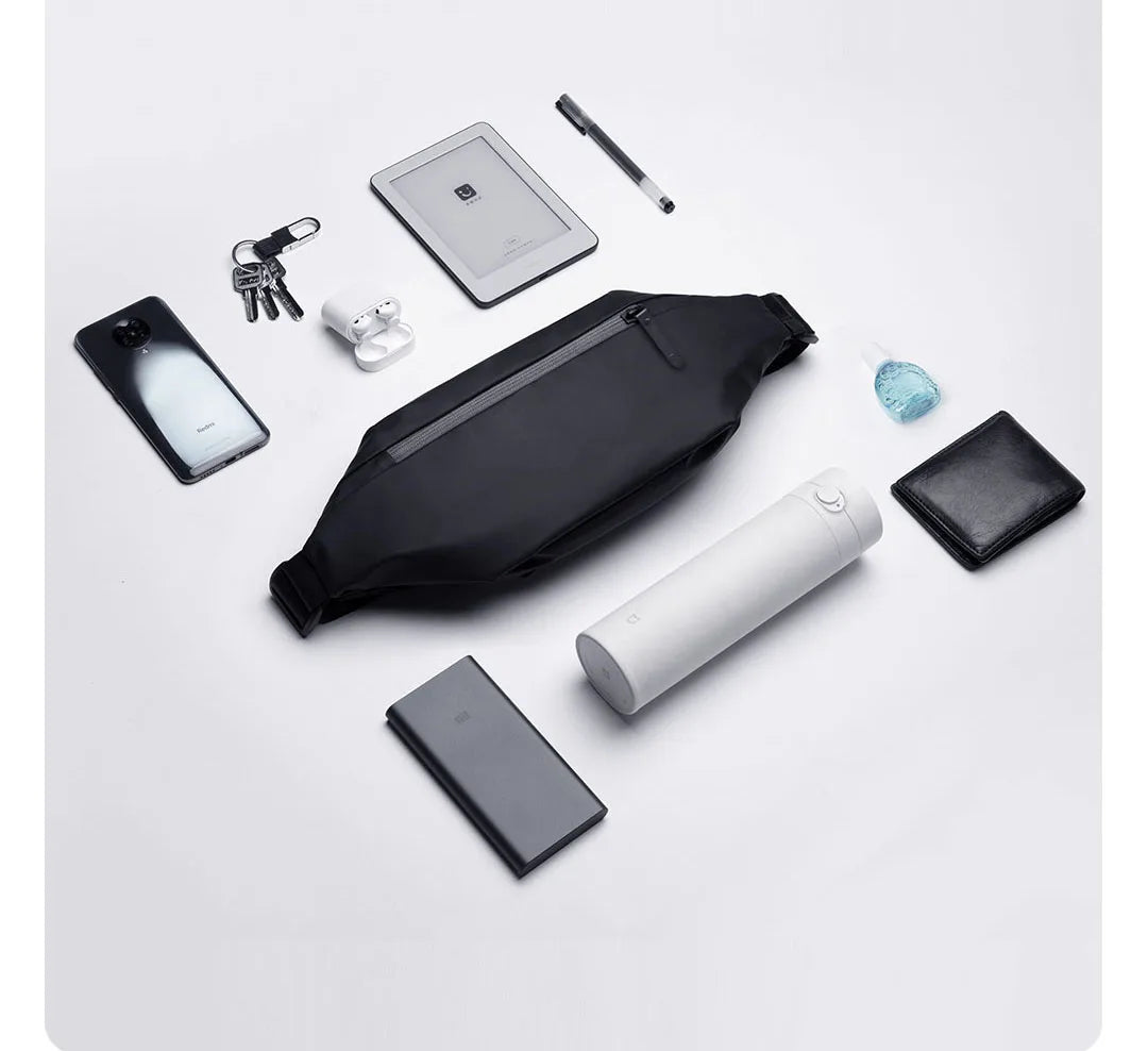 Xiaomi Mijia Backpack Sling Bag Leisure Chest Pack Small Size Shoulder Type Unisex Rucksack Crossbody Bag  2.25L Polyester