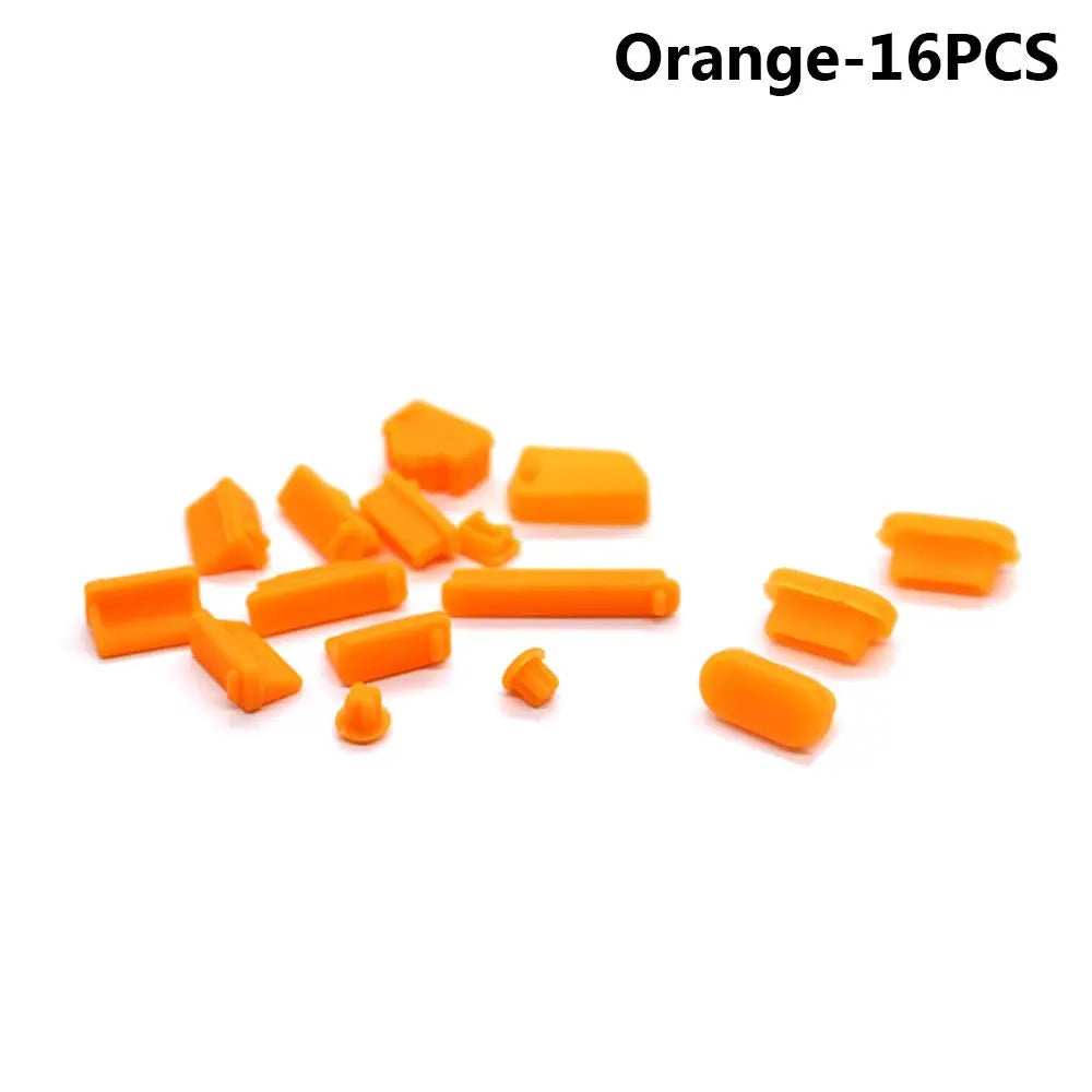 Colorful Universal RJ45 Interface Computer Accessories Laptop Anti Dust Plug Stopper USB Type-C Port Dustproof Cover