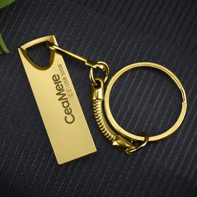 Ceamere 2PCS C2 USB Flash Drive 8GB/16GB/32GB/64GB Pen Drive Pendrive USB 2.0 Flash Drive Memory stick  USB disk 512MB 256MB
