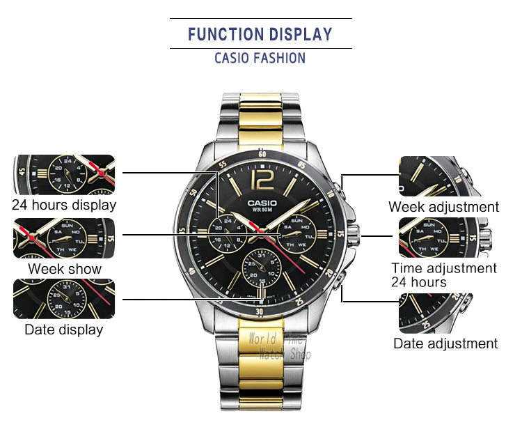 Casio watch men top brand luxury set quartz watch Waterproof men watch military Watch часы мужские relogio masc