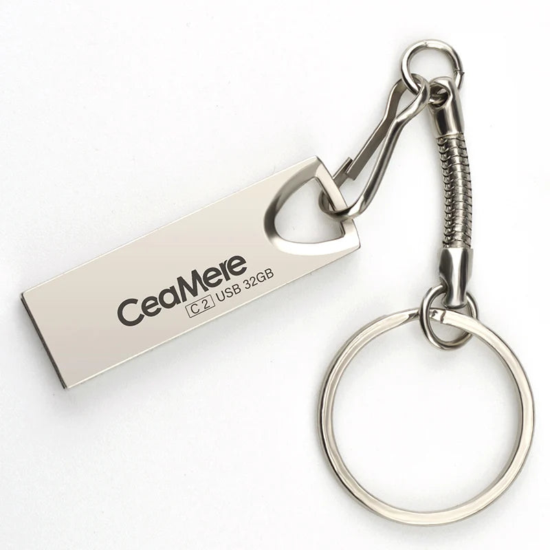 Ceamere 2PCS C2 USB Flash Drive 8GB/16GB/32GB/64GB Pen Drive Pendrive USB 2.0 Flash Drive Memory stick  USB disk 512MB 256MB